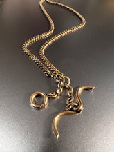 Load image into Gallery viewer, 14k Gold Double Curb Watch Chain